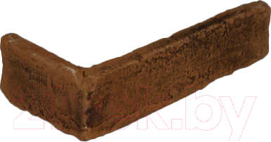 Декоративный камень бетонный Petra Скандинавский кирпич 10П4.У (коричневый)