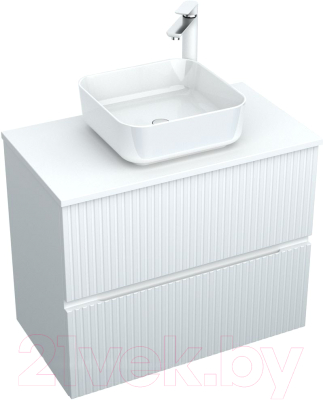 Столешница для ванной Aquanet Джейн 80 / 313297 (белый матовый)