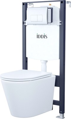 Унитаз подвесной с инсталляцией IDDIS BASC010i73