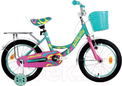 Детский велосипед Krakken Molly 2023 (20, бирюзовый)
