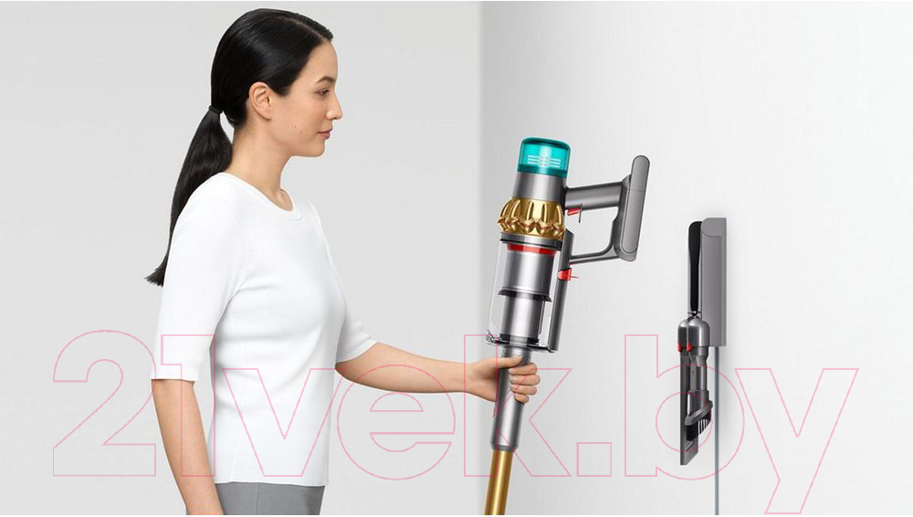 Вертикальный пылесос Dyson V15 Detect Absolute Gold