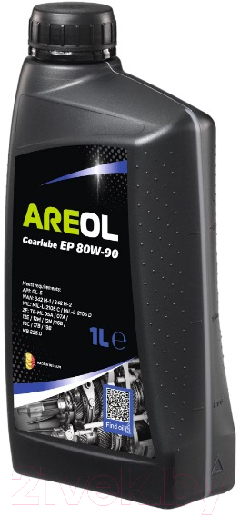 Трансмиссионное масло Areol Gearlube EP 80W90 / 80W90AR075 (1л) — фото 2