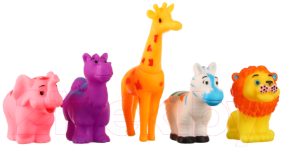 Набор игрушек для ванной Крошка Я Изучаем животных / 9936700