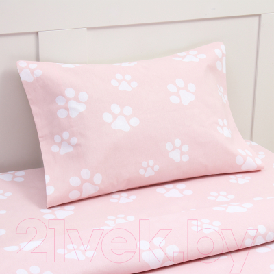 Комплект постельного белья Этель Pink cat 1.5 сп / 10295618