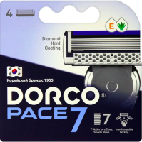 Набор сменных кассет Dorco Pace 7 (4шт) - 