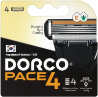 Набор сменных кассет Dorco Pace 4 (4шт) - 