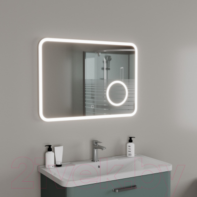 Зеркало Teymi Solli 90x70 / T20215S (подсветка, сенсор, увеличительное зеркало)