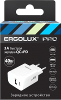 Адаптер питания сетевой Ergolux ELX-РA04QC-C01 - 