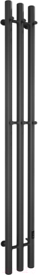 Полотенцесушитель электрический Teymi Lina Inaro 110x15 / E90119 (3 секции, с таймером, черный матовый)