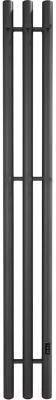 Полотенцесушитель электрический Teymi Lina Inaro 110x15 / E90119 (3 секции, с таймером, черный матовый)