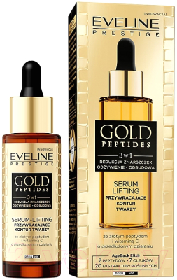 Сыворотка для лица Eveline Cosmetics Gold Peptides Подтягивающая (30мл)