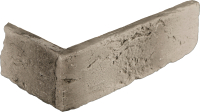 Декоративный камень гипсовый Air Stone Нью-Йорк угловой элемент А27.10.У (белый/светло-серый) - 