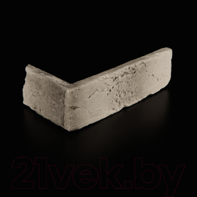 Декоративный камень гипсовый Air Stone Нью-Йорк угловой элемент А27.10.У (белый/светло-серый)