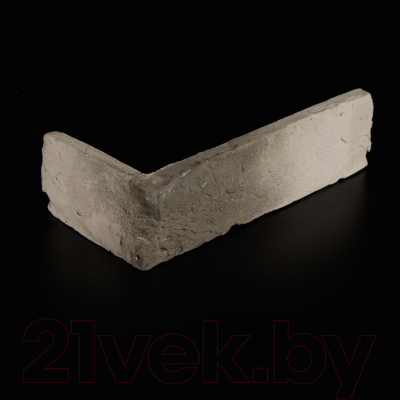 Декоративный камень гипсовый Air Stone Калифорния угловой элемент А25.33.У (светло-серый/серый)