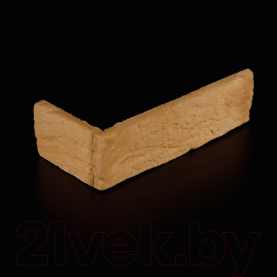 Декоративный камень гипсовый Air Stone Женева угловой элемент А04.20.У (слоновая кость/бежевый)
