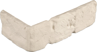 Декоративный камень гипсовый Air Stone Венеция угловой элемент А15.У (белый) - 