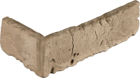 Декоративный камень гипсовый Air Stone Венеция угловой элемент А15.10.У (слоновая кость/серый) - 