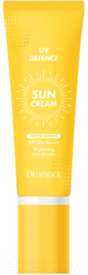Крем солнцезащитный Deoproce UV Defence Sun Cream SPF50+ PA+++ (50г)