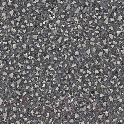 Плитка ProGres Black Terrazzo NR0379 (600x600, черный)