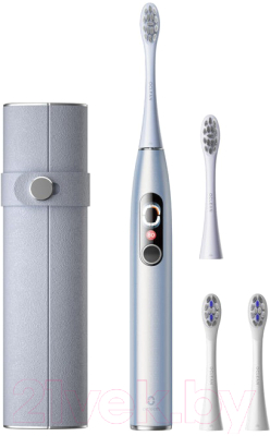 Электрическая зубная щетка Oclean X Pro Digital Set (серебристый)