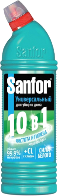 Универсальное чистящее средство Sanfor Universal Морской бриз 10 в 1 (1л)
