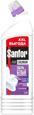 Чистящее средство для унитаза Sanfor Chlorum (1.5л)