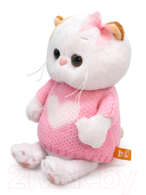 Мягкая игрушка Budi Basa Кошечка Ли-Ли Baby в свитере с сердцем / LB-134