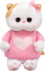 Мягкая игрушка Budi Basa Кошечка Ли-Ли Baby в свитере с сердцем / LB-134 - 