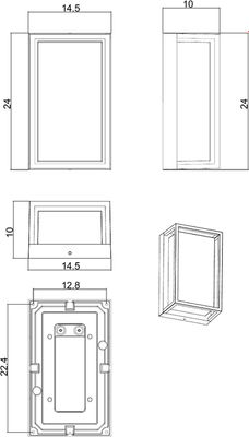 Бра уличное Arte Lamp Menkar A1332AL-1BK