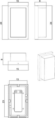 Бра уличное Arte Lamp Menkar A1331AL-1BK