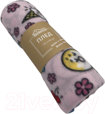 Плед для малышей Belezza Sweets 120x150 / 6155205 (розовый)