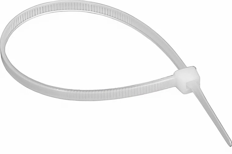 Стяжка для кабеля General Lighting GNC-48-200-W нейлоновый / 475309 (100шт, белый)