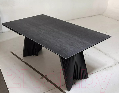Обеденный стол M-City Yoakim 180 / 626M05472 (1704 темно-серый мрамор/керамика/темно-серый)