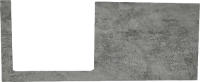 Столешница для ванной Гамма Под тумбу с умывальником Р23оФ8 (правый, бетон серый) - 