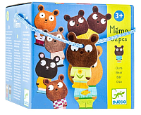 

Развивающая игра Djeco, Мемо. Мишки / 08112