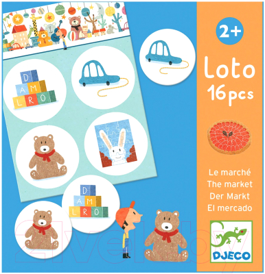

Развивающая игра Djeco, Лото. Магазин / 08125