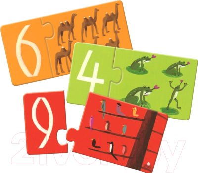 Изображение товара Развивающая игра Djeco Пары-цифры / 08151