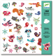 Миниатюра изображения товара Набор наклеек Djeco Маленькие друзья / 08842