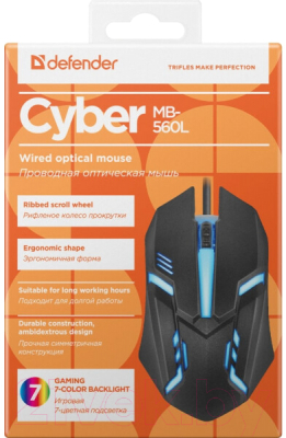 Мышь Defender Cyber MB-560L / 52560