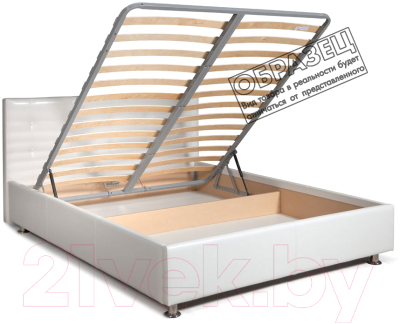 Полуторная кровать Мебель-Парк Софи 200x140 с подъемным механизмом (коричневый)