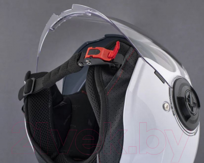 Мотошлем MT Helmets Viale SV Solid A0 (L, белый перламутр)