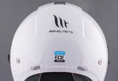 Мотошлем MT Helmets Viale SV Solid A0 (M, белый перламутр)