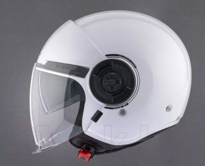 Мотошлем MT Helmets Viale SV Solid A0 (M, белый перламутр)
