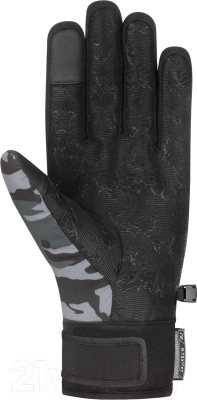 Перчатки лыжные Reusch Raptor R-Tex Xt Touch-Tec / 6202223-5570 (р-р 10.5, Dark Camo/Black Inch)
