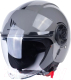 Мотошлем MT Helmets Viale SV Solid A2 (L, титан глянцевый) - 