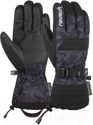 Перчатки лыжные Reusch Couloir R-Tex XT / 6101272_5570 (р-р 9.5, Dark Camo/Black Inch)