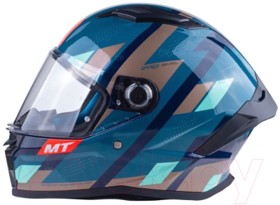 Мотошлем MT Helmets Stinger 2 Register (M, глянцевый зеленый)