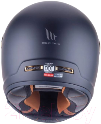 Мотошлем MT Helmets Jarama Solid (XXL, матовый черный)