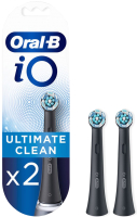 Набор насадок для зубной щетки Oral-B IO Ultimate Black (2шт) - 