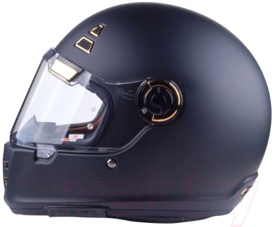 Мотошлем MT Helmets Jarama Solid (S, матовый черный)